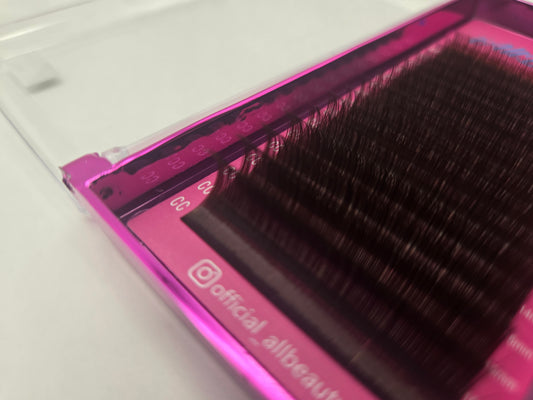 Mixed Cashmere Brown Volume Lash Tray